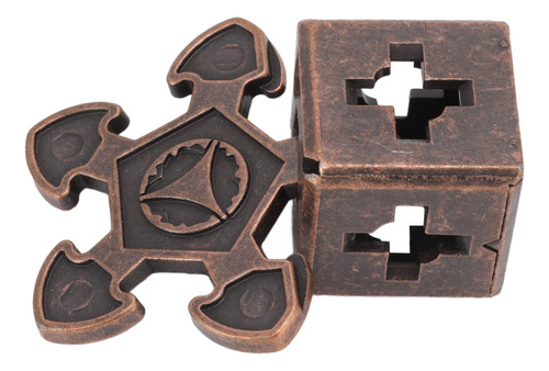 Puzle De Metal Con Candado En 3d, Educativo, Vintage, Portát
