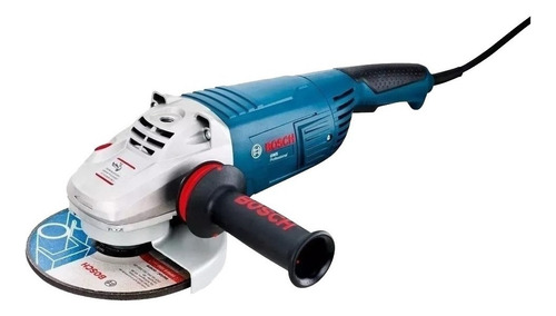 Esmeriladora angular Bosch Professional GWS 24-180 color azul 2.4 kW 127 V + accesorio