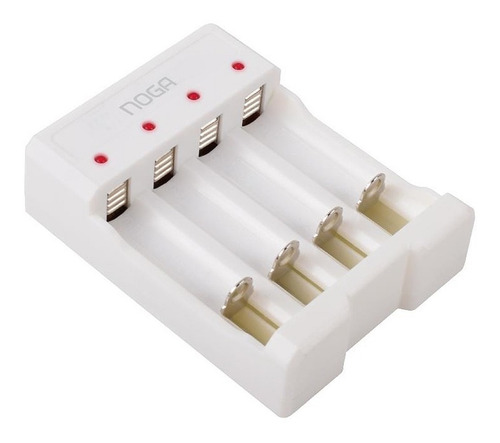 Imagen 1 de 5 de Cargador De Pilas Aa / Aaa Noga Ng-5900 Usb Con Led De Carga