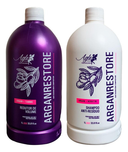 Progressiva Definitiva Argan Restore Cabelo Perfeito 2x1