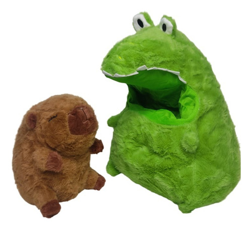 Peluche Capibara Cocodrilo Tiburon Kawaii Carpincho Capibara Cocodrilo