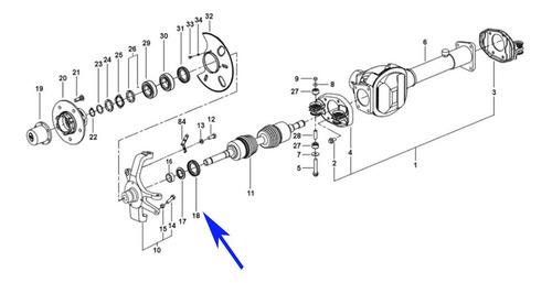 Imagen 3 de 4 de Reten Muñón Mahindra 4x4 Pik Up Scorpio 2008-2019 (unidad)