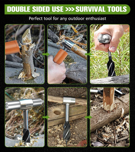 Llave De Taladro Manual Para Camping Y Mochilero Al Aire Lib