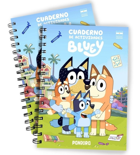 Cuaderno De Juegos Y Actividades Bluey Pintar Colorear Sopas