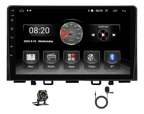 Estéreo P/ Kia Rio 2018-2022 Android Carplay Bluetooth 2+32