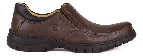 Sapato confort couro masculino anatomic sale gel
