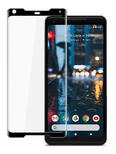 Google Pixel 2xl Cristal Curvo Pegamento Full