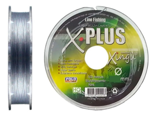 Linha de pesca Xingu X-plus cinza