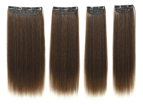 Pelucas Para Extensiones De Pelo, 4 Unidades, Pinzas En Capa