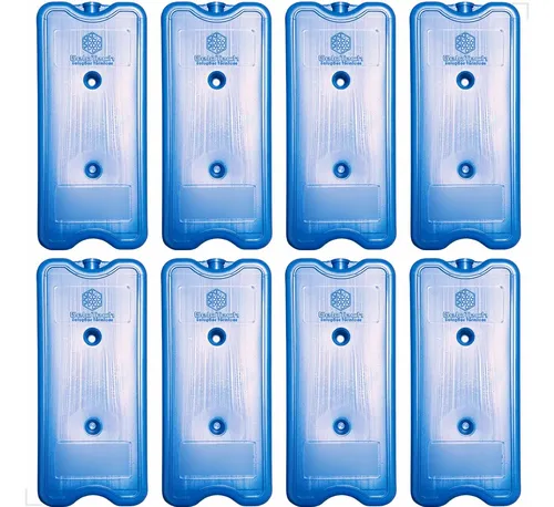comprar 8x Gelo Artificial Rigido 1 Litro Gelotech Original Térmico