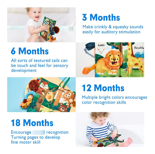 Libros Sensoriales Para Bebés De 0 A 12 Meses