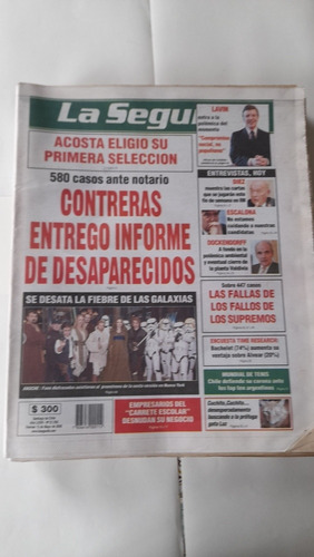 Diario La Segunda Mayo 2005 Contreras Entregó Informe (d69
