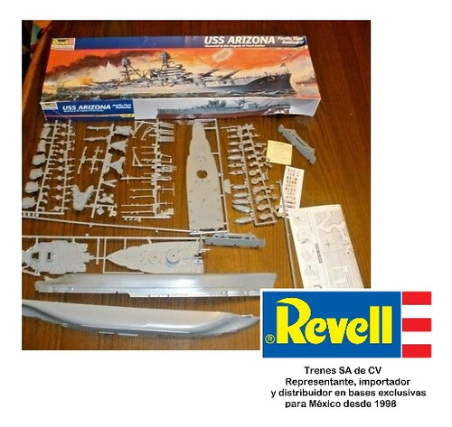Uss Arizona Battleship By Revell # 10302 1/426