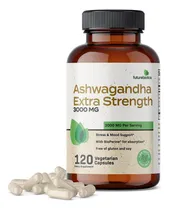 Comprar Ashwagandha 1300mg _ 120 Capsulas Ansiedad Estrés Energía
