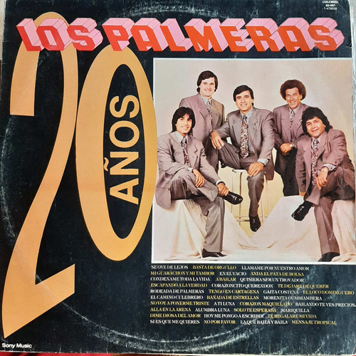 Vinilo Los Palmeras 20 Años C5