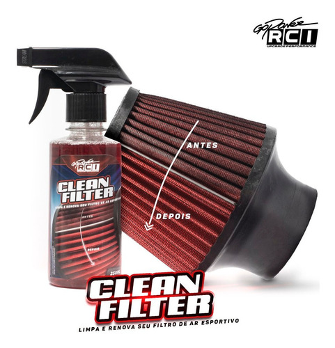 Imagem 1 de 1 de Limpador Para Filtro Ar Rci Rci300 Shampoo Clean Filter