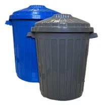 Comprar Kit 5 Cestos Tacho De Residuos 40l Tipoamericano Reforzado