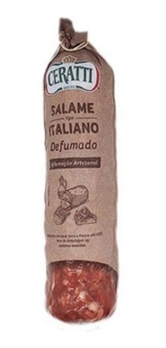 Imagem 2 de 3 de Salame Ceratti Italiano Defumado Artesanal 550g.