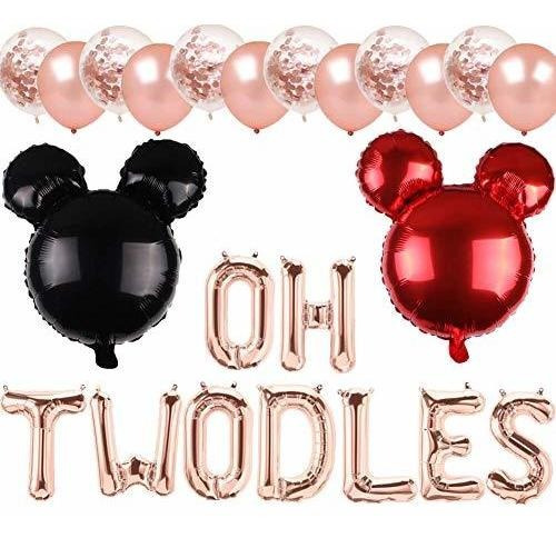 ¡set Manteles Fiesteros Minnie 1er Al 4to Cumple!