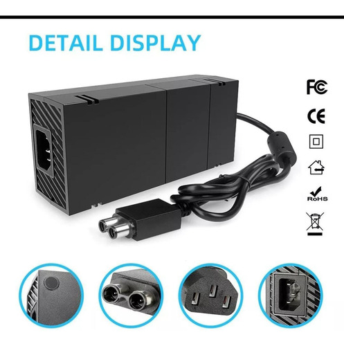 Transformador Fuente Poder Consola Compatible Xbox One
