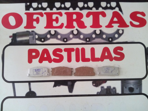 Pastillas De Freno No7117 Caribe 442 Isuzu Trooper Luv 81-82