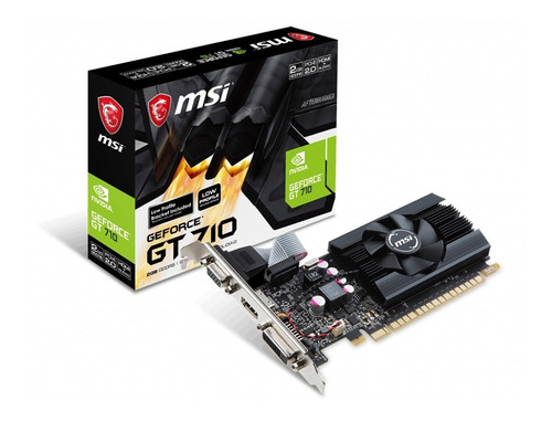 Tarjeta De Video Msi Nvidia Geforce Gt 710 2gb Ddr3 64-bit