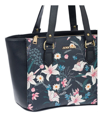 Imagen 6 de 6 de Bolsa Dama Flores Mujer Bolsa Marca Jennyfer Original 9413