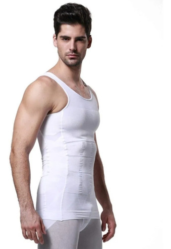 Imagen 3 de 9 de Ropa Interior Playeras Faja Reductora Hombre Reduce Camiseta