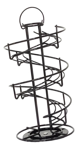 Cesta De Armazenamento De Ovos, Suporte De Metal Em Espiral,