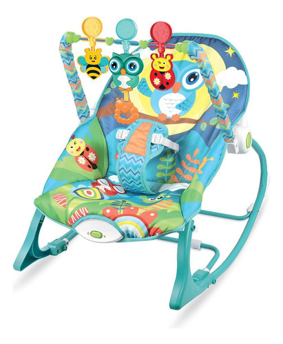 Cadeira De Descanso E Balanço Funtime Maxibaby 18kgs Coruja