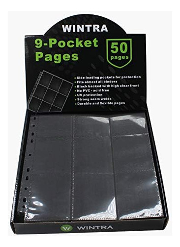 Superior 9-pocket Double-sided Trading Card Pages, 900 ...