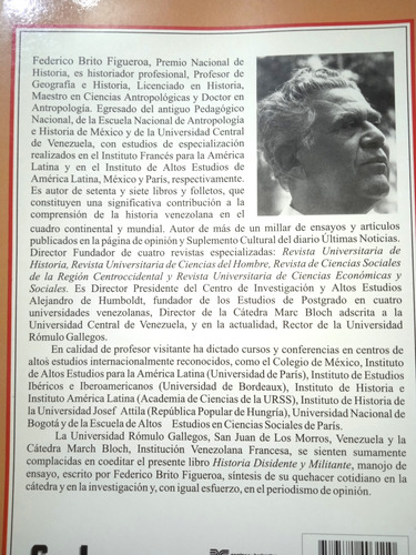 Historia Disidente Y Militante / Federico Brito Figueroa (Usado)