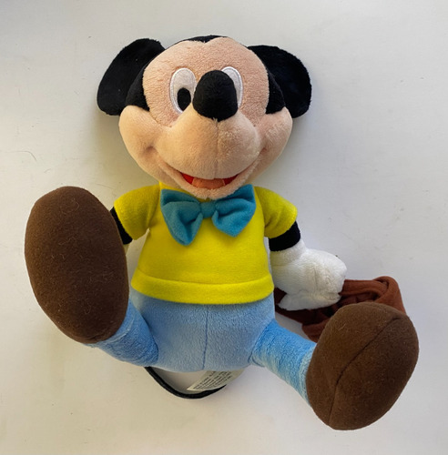 Mickey Mouse Peluche Amarillo Y Azul Disney