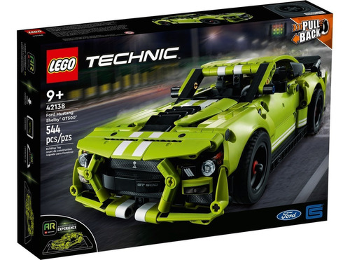 Lego® Technic - Ford Mustang Shelby® Gt500® (42138) Cantidad De Piezas 544