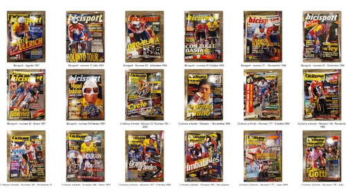 Revista Ciclismo A Fondo Bicisport España Lote Poster 