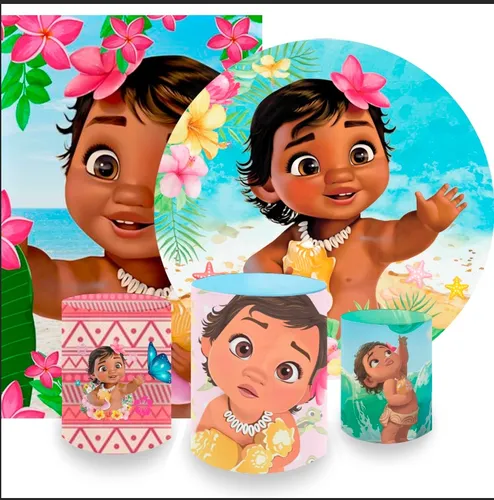 comprar Kit Painel Redondo Painel Retangular +cilindro Varios Temas