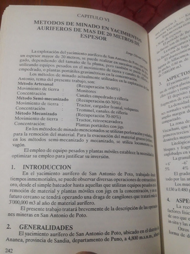 Libro El Oro Cepect (Usado)