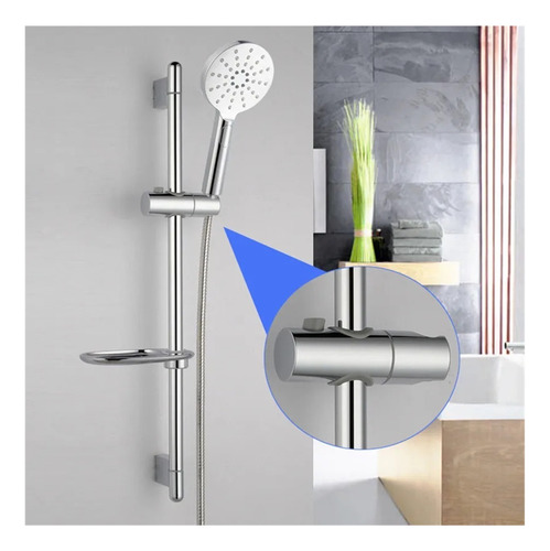 Soporte De Ducha Ajustable, Barra Deslizante Para Ducha