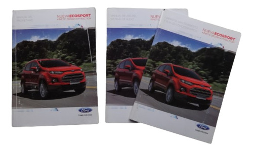 Manual Original Ford Ecosport 2013 Guantera Instrucciones