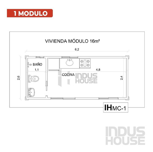 Imagen 6 de 6 de Vivienda Modular Industrializada Ihmc- Llave En Mano