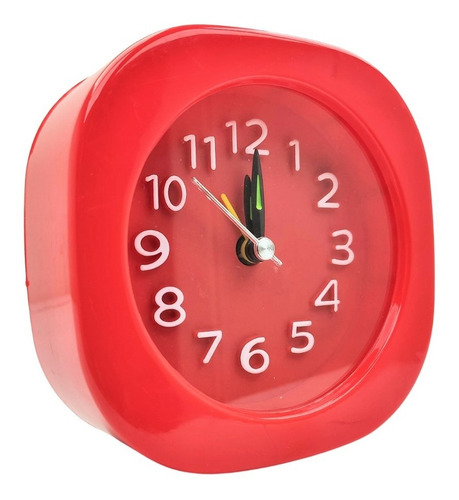 Imagem 2 de 8 de Relógio Retrô Despertador Alarme Analogico Infantil Colorido