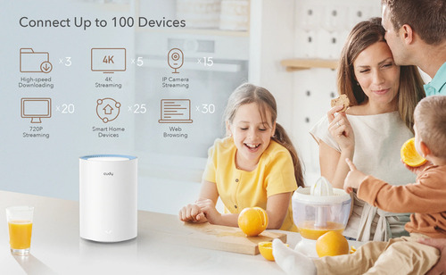 Router Cudy M1200 Banda Dual Wifi Mesh M1200_1pk