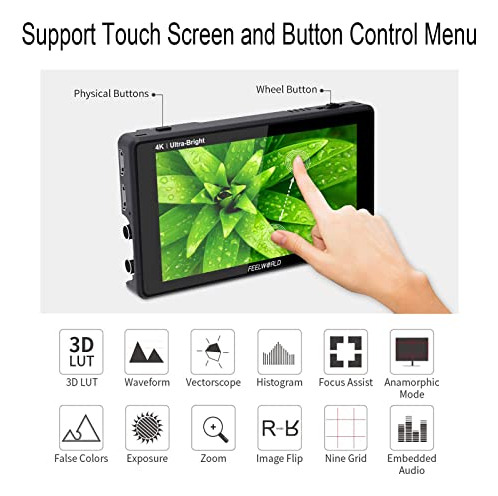 Lut 3d Feelworld Lut6s De 6 Pulgadas, Ultrabrillante, 2600 N