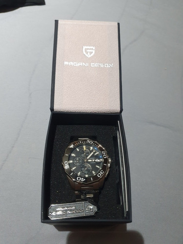 Pra Vender! Relógio Pulseira De Aço Cronógrafo Pagani Design