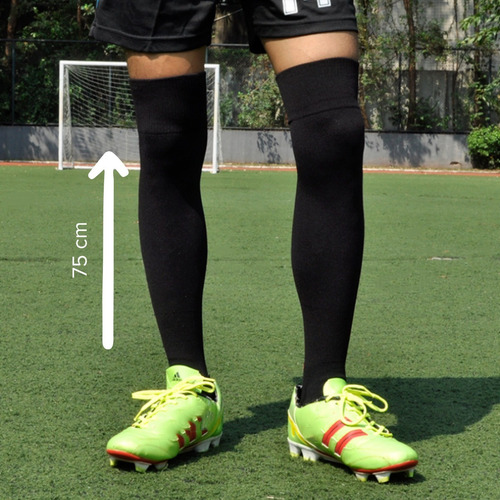 Imagem 5 de 5 de Kit 231 Pares Meião Preto Futebol