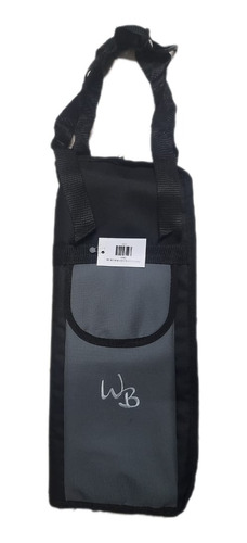 Bag Porta Baqueta Luxo Em Nylon 600 Cinza C/pt- Working Bag