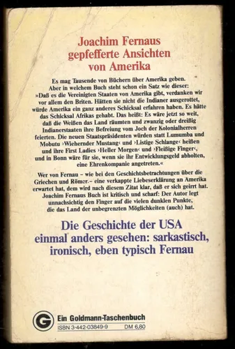 Joachim Fernau - Halleluja Die Geschichte Der Usa (Usado)