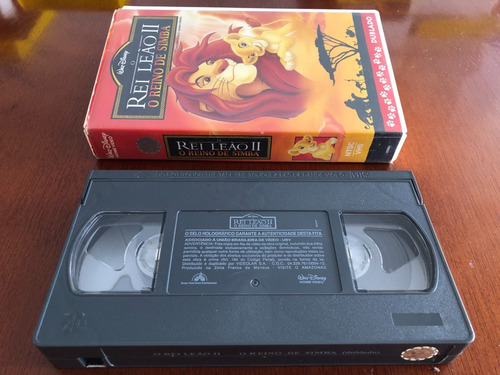 Vhs O Rei Leão ||: Reino De Simba Disney Leia Descrição (Usado)