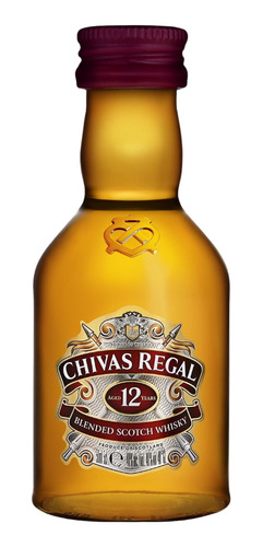 Miniatura Whisky Chivas Regal 12 Años 50ml (vidrio)