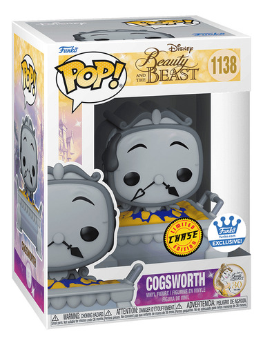 Funko Pop Cogsworth 1138 Chase Exclusivo Funko Shop